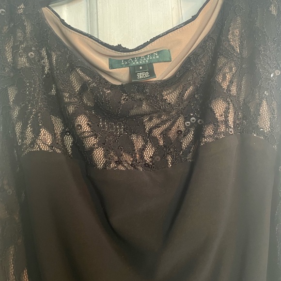 Lauren/ Ralph Lauren black evening dress - Picture 4 of 4